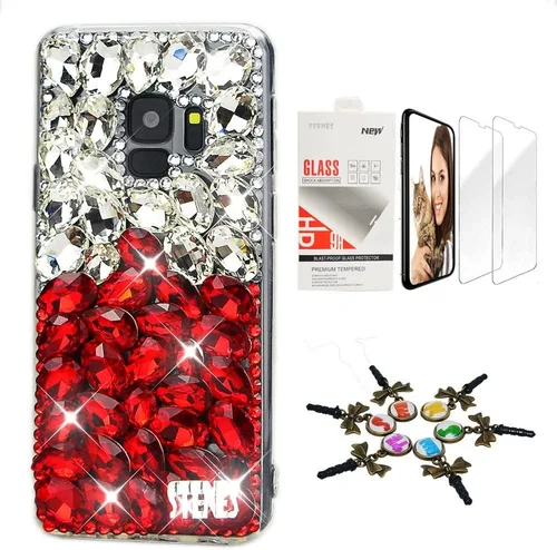 Vista 17 de Bling Case SSSGCDwSPSeries-44 - Funda con diseño 3D hecho a mano, 100 + cristales brillantes