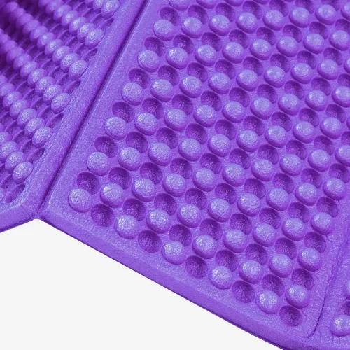 Vista 7 de Luqeeg Espuma para dormir Pad Camping Mat, espuma al aire libre Camping Mat plegable playa tienda de dormir colchón () Púrpura