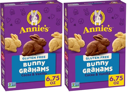 Vista 141 de Annie's Organic Chocolate Bunny Graham Snacks, 7.5 onzas