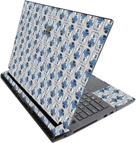Vista 423 de MightySkins - Skin brillante con purpurina para Alienware M17 R3 (2020) y M17 R4 (2021) - Diversión de los años 90 Acabado duradero con purpurina