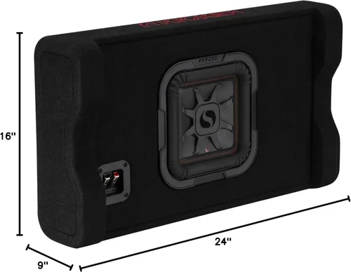 Vista 10 de KICKER 49L7TDF82 Caja de subwoofer L7T de 2 ohmios de 8 pulgadas, 350 vatios RMS