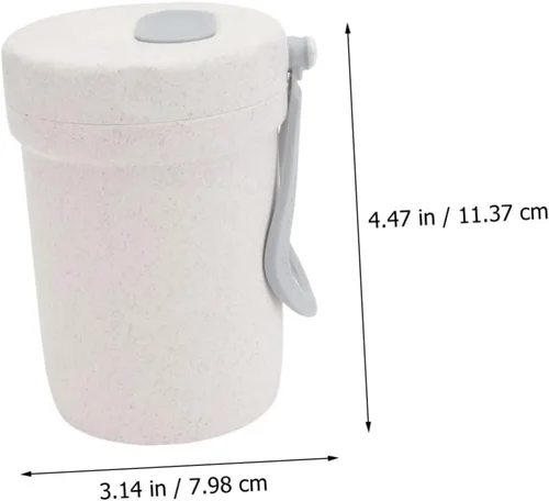 Vista 2 de Alipis Taza de sopa Taza de sopa Botella de agua portátil Regalos de desayuno Botella de agua aislada Taza de sopa portátil Regalo de invierno Caja