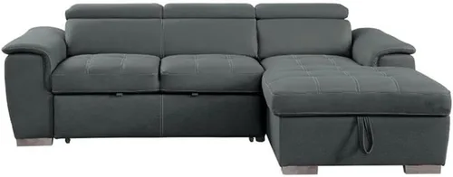 Vista 10 de Homelegance Ferriday - Tumbona convertible de 45 pulgadas, color azul