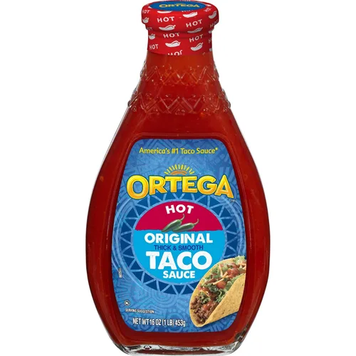 Vista 17 de Salsa para Tacos Ortega Original, Suave, 16 Onzas