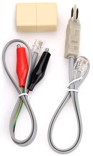 Vista 5 de Línea telefónica de control de telecomunicaciones Línea de control dedicada Máquina de línea de encuesta Chino-E C019 probador a cocodrilo Clip Set