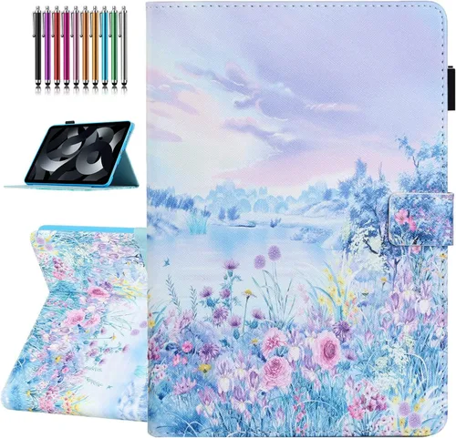 Vista 9 de Funda para iPad Mini6 (8.3 pulgadas, versión 2021) iPad mini 6ª generación, funda protectora delgada con función atril, función de encendido