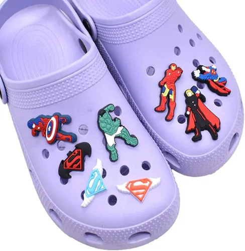 Vista 2 de Dije de zapatos para Crocs Packs, decoración de zapatos, paquetes de regalos de fiesta, regalos para niños y niñas