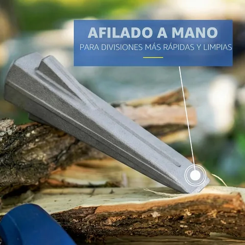 Vista 4 de Cuña Sure Split Estwing E-5 de 9 pulgadas con punta para cortar de 1-7/8 pulgadas Fabricado en Estados Unidos, el acabado puede variar