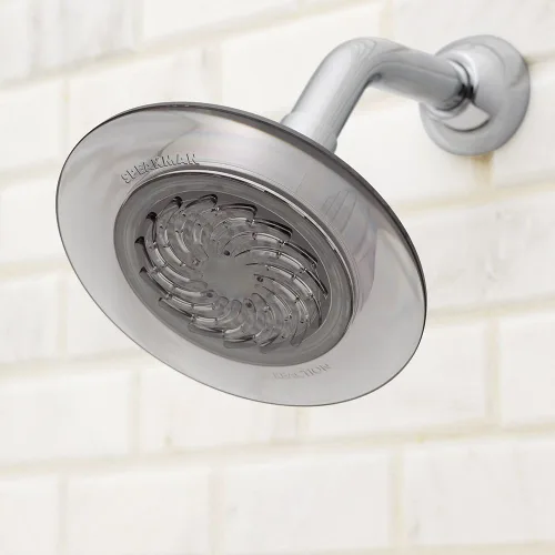 Vista 2 de Alcachofa Speakman S-4000 de 5.5 pulgadas RainCan de 2.5 GPM, S-4002-E2 Gris ahumado