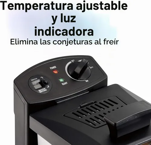 Vista 5 de Hamilton Beach 35033 - Freidora con capacidad para 12 tazas de aceite, 10.2 x 8.9 x 16.3 pulgadas, plata