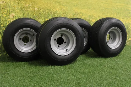 Vista 3 de 18 x 8.50-8 con conjuntos grises de 8 x 7 para carrito de golf y cortacésped (juego de 4)