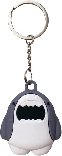 Vista 26 de Yatchen Bonita funda de silicona para AirTag 2021 Finder Fun 3D Cartoon Animal Anti Scratch Llavero Tracker Protector Bluetooth (Béisbol, 1 unidad)