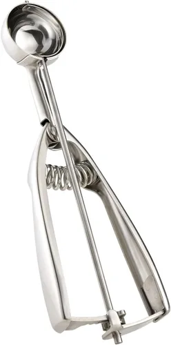 Vista 13 de Cuchara Grande de Acero Inoxidable para Muffins, Dispensador de Masa para Cupcakes, Cuchara Grande para Masa de Helado, Cupcakes y Muffins, Acero