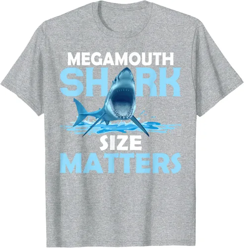 Vista 9 de Mega Shark Size Matter Camiseta Fun Shark Puns, Negro