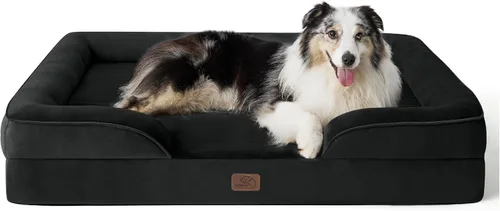 Vista 98 de Bedsure - Cama para gatos de interior, sofá cama lavable para perros muy pequeños, espuma de soporte con funda extraíble y lavable, forro Gris