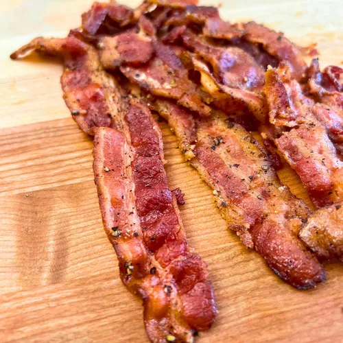 Vista 6 de Tocino Ahumado de Manzano Ahumado en Tiras – Dulce, Ahumado e Irresistiblemente Delicioso Manjar Gourmet Hecho con 100% Tocino Real No Curado