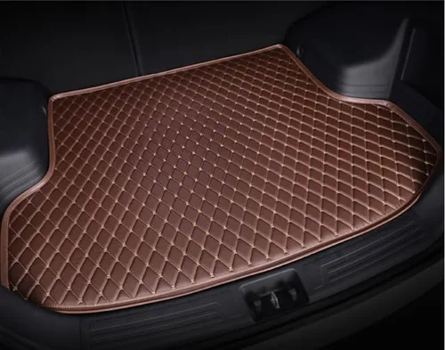 Vista 10 de Tapete de carga personalizado para maletero de automóvil, impermeable, antideslizante, protección para todo tipo de clima, material de cuero Negro