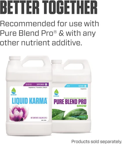 Vista 9 de Botanicare líquido Karma para el crecimiento de la Planta Suplemento 0.1 – 0.1 – 0.5 Fórmula, 1 galón, Sencillo