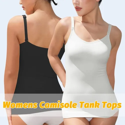 Vista 2 de VVX Camiseta sin mangas para mujer con forma de cuerpo para mujer, control de abdomen, sin costuras, de compresión