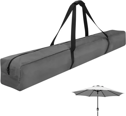 Vista 8 de Xxerciz Bolsa de transporte de 57 pulgadas para sombrilla de playa plegable de 9 pies, fundas impermeables 600D para sombrilla de patio, bolsa