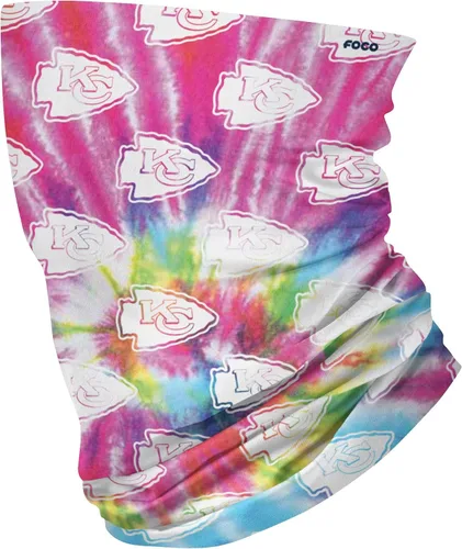 Vista 69 de FOCO NFL unisex-adult Nfl Team Logo Neck Gaiter Multiuse Mini impresión del color del equipo.