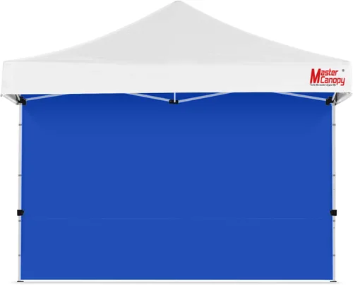 Vista 10 de MASTERCANOPY Toldo de 8x8 pies SunWall Toldo Instantáneo Pared Lateral para Toldos Emergentes Tiendas Gazebos, Protección UV Solo Pared Lateral Azul