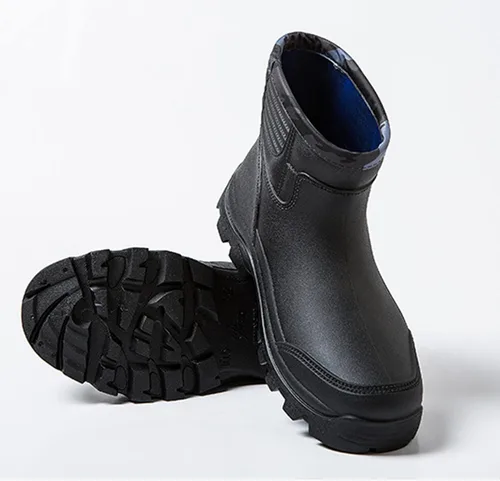 Vista 4 de Gets Botas de lluvia para hombre, impermeables, ligeras, de goma, para todo tipo de clima