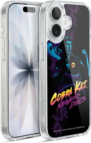 Vista 106 de Head Case Designs Funda de gel suave con licencia oficial de Cobra Kai Eagle Fang Logo Key Art compatible con Apple iPhone 7 Plus/iPhone 8 Plus
