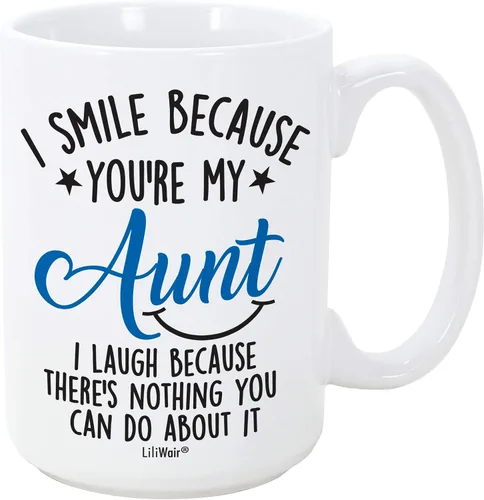 Vista 7 de Smile Aunt Uncle Parent (1, 15 oz, azul tío azul)