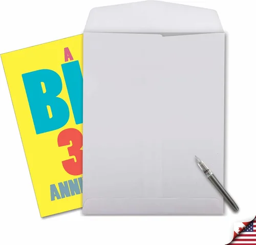 Vista 6 de NobleWorks - Tarjeta de felicitación de 30 aniversario con sobre de 8.5 x 11 pulgadas para hombres, mujeres - Jumbo 30 años de matrimonio - Big 30