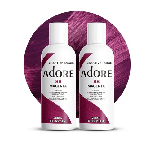 Vista 11 de Adore Tinte semipermanente verde para el cabello, vegano y sin crueldad, 4 onzas líquidas, 163 Green Apple (paquete de 1)