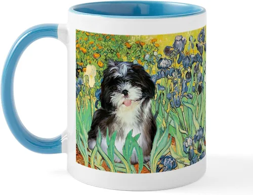 Vista 44 de CafePress Cute Shih Tzu Dog Mugs - Taza de café de cerámica de 11 oz (11.0 fl oz)