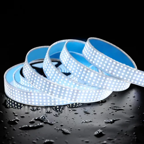 Vista 8 de Tira de Luz LED Blanca 2835 CRI Alto 90 - Luz de Tira LED Flexible de Cuatro Filas de Color Brillante 24V - IP20 - 3,530 lm/m para Iluminación