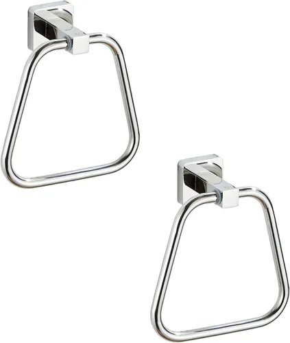 Vista 9 de Anillo de toalla de oro claro cepillado para baño, soporte de toalla de baño de cocina, colgadores de montaje en pared, acero inoxidable resistente