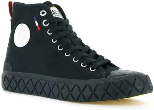 Vista 2 de Palladium Botas deportivas de alta calidad unisex, Negro