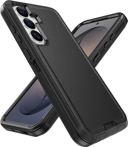 Vista 8 de Jelanry Funda resistente y resistente para Samsung Galaxy S26 - Negro