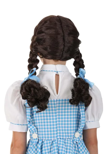 Vista 2 de Peluca de Dorothy para Niños de El Mago de Oz Multicolor