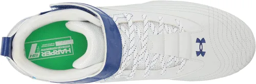 Vista 5 de Under Armour Harper 7 Mid - Zapatos de béisbol moldeados de goma media para hombre
