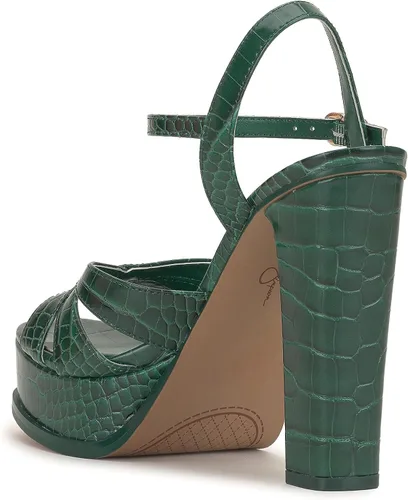 Vista 6 de Jessica Simpson Sandalias de plataforma con tacón de bloque Giddings para mujer