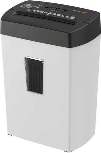 Vista 10 de Bonsaii Trituradora de papel de microcorte de 12 hojas, funcionamiento continuo de 55 minutos, tritura CDs/tarjetas de crédito/grapas, contenedor