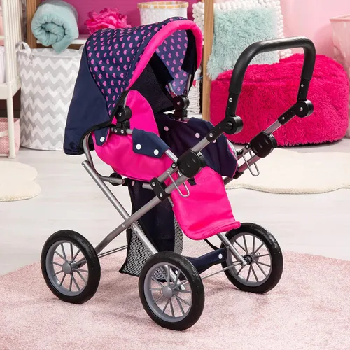 Vista 4 de Bayer City Star - Cochecito de muñeca 2 en 1 y cochecito para muñecas de 18