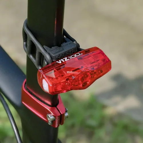Vista 8 de CATEYE AMPP400S y ViZ100 Kit combinado de luz recargable USB para bicicleta