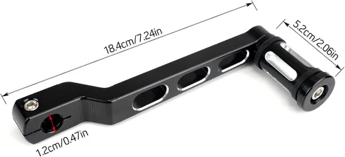 Vista 4 de Palanca de cambios para el talón de la motocicleta, palanca de cambios, brazos de cambio compatibles con Harley FL Softail Touring Electra Glide