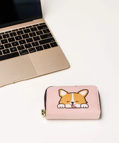 Vista 5 de Tarjetero Corgi, Rosado, Cartera de viaje
