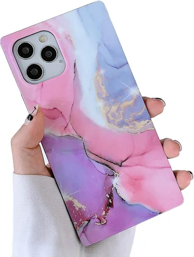 Vista 28 de Elegante Funda con Concha de Madre Perla para Niña Compatible con iPhone 14 de 6.1 Pulgadas, Funda Rectángulo con Borde, Elegante y delgada