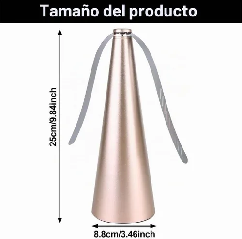Vista 2 de Ventilador de mosca de 3 piezas para mesa, picnic, repelente de moscas