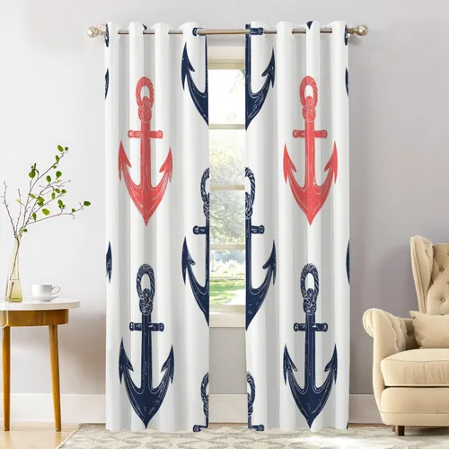 Vista 67 de Shrahala Blue Bright Blackout Curtain Tiers, Colorful Acrylic Paint Pour Abstract Design Kitchen Valance Light Blocking Tier Drapes with Rod Pocket