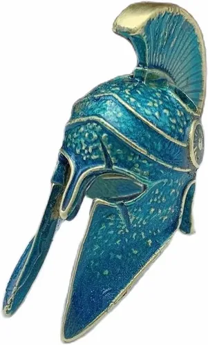 Vista 17 de Retro latón poderoso casco edc perlas llavero DIY accesorios cuentas de paracord