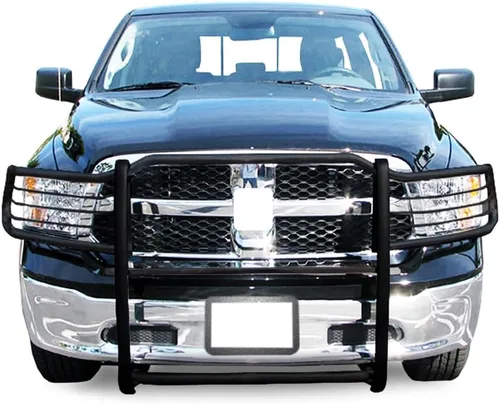 Vista 13 de Protección de parachoques modular Black Horse Grille Compatible con 09-10 Dodge Ram 1500 11-18 Ram 1500 19-24 Ram 1500 Classic