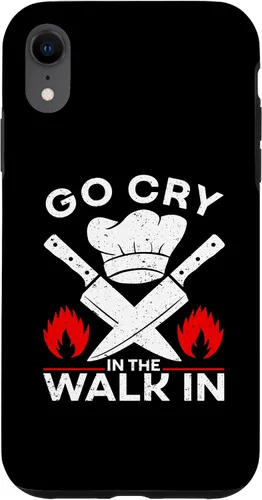 Vista 8 de iPhone 15 Go Cry In The Walk In, divertida funda de chef de cocina